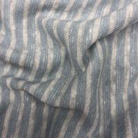 Comfortable linen blend stripe jersey  linen cotton