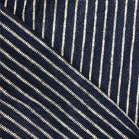 Stripe Jersey grace retro fashion fabric  pure linen